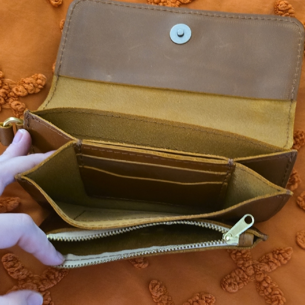 Portland Leather Rich Brown Wallet - Picture 4 of 6